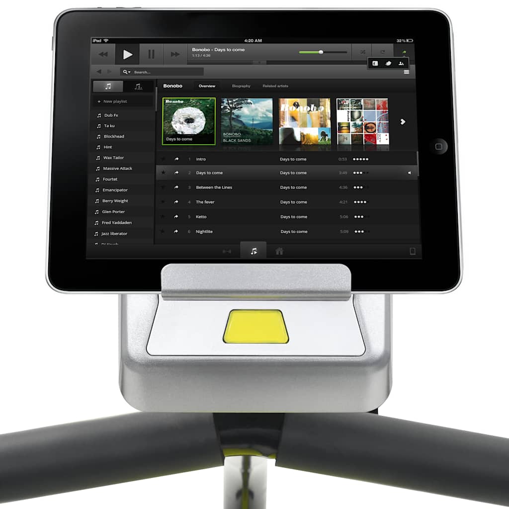 Bicicleta estática magnética reclinada com medição pulso