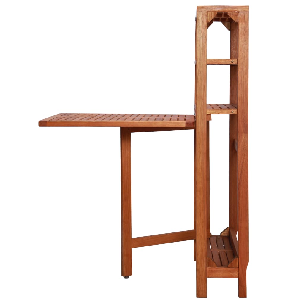 3 pcs conjunto de bistrô dobrável madeira de acácia maciça