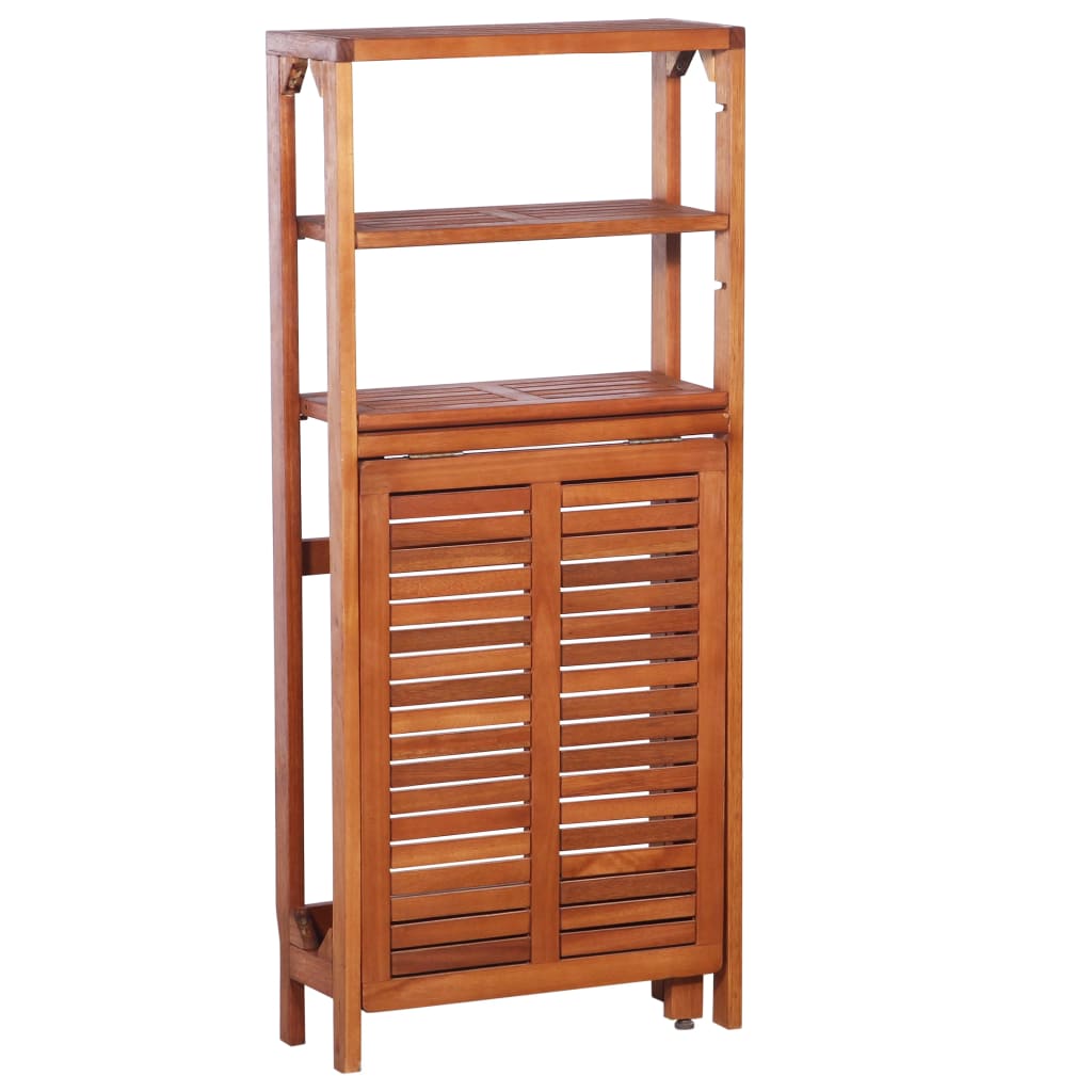 3 pcs conjunto de bistrô dobrável madeira de acácia maciça