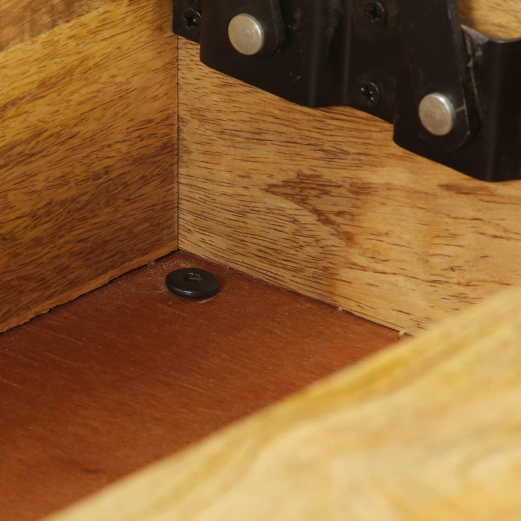 Mesa de centro madeira de mangueira maciça 110x55x35 cm