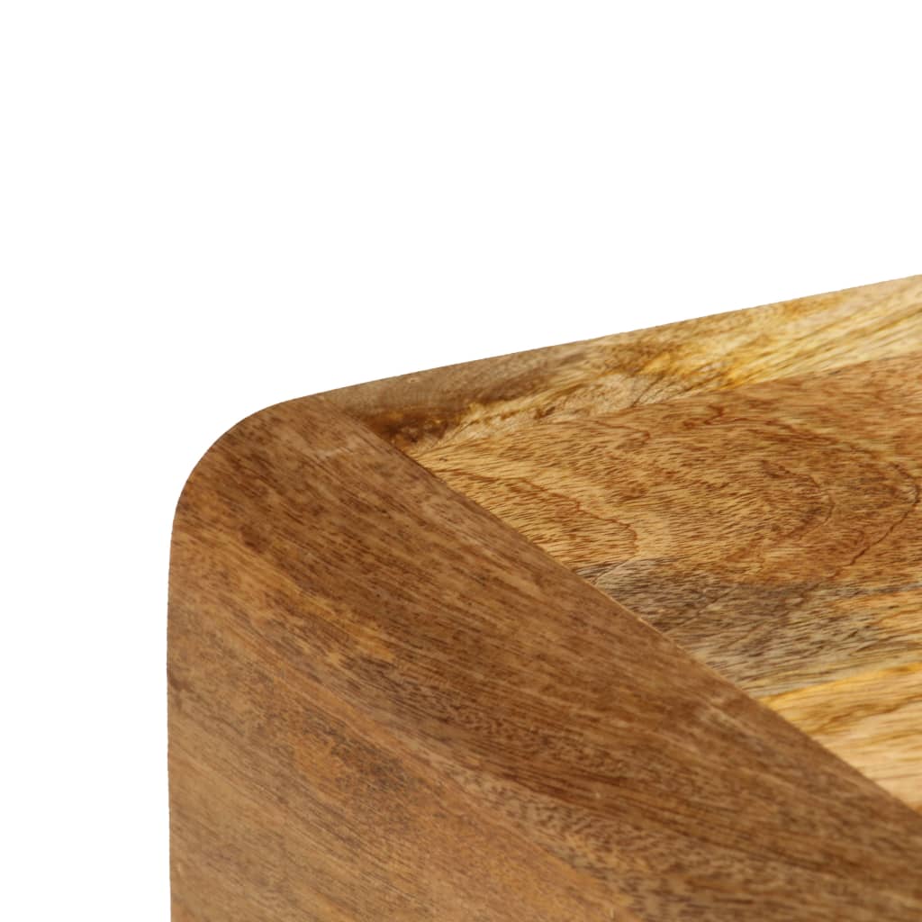 Mesa de centro madeira de mangueira maciça 90x50x40 cm