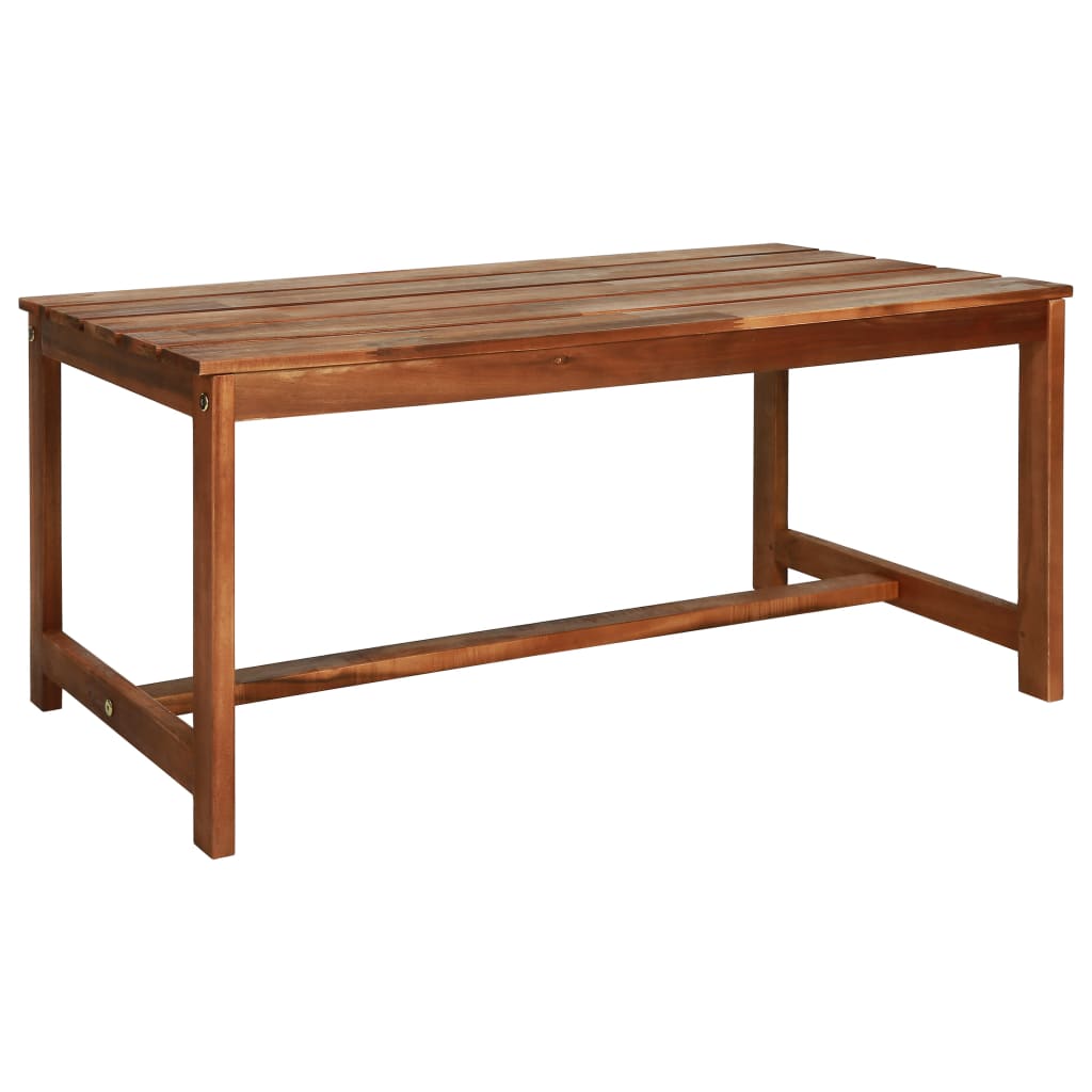 4 pcs conjunto lounge exterior madeira acácia maciça