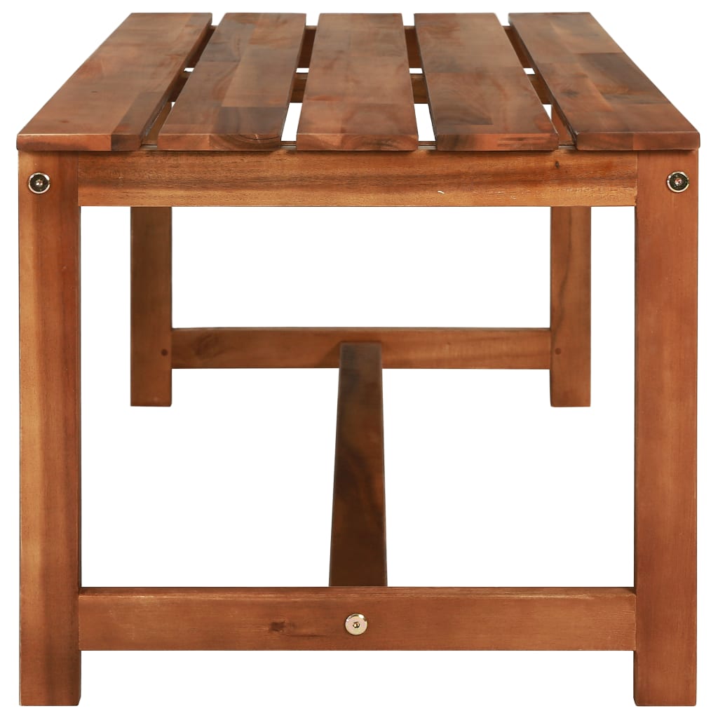 4 pcs conjunto lounge exterior madeira acácia maciça