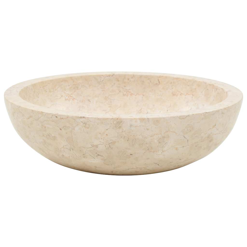 Lavatório 40x12 cm mármore creme