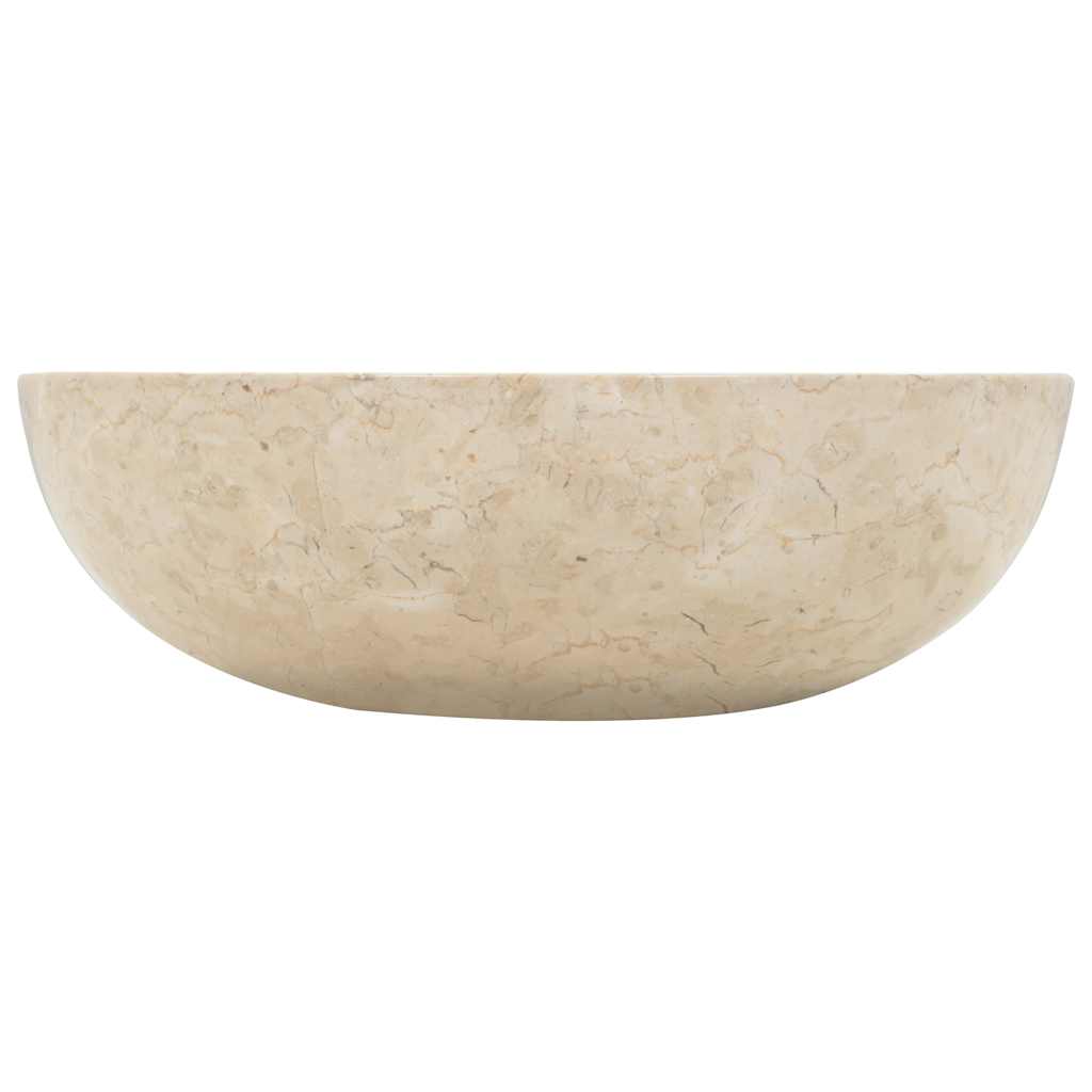 Lavatório 40x12 cm mármore creme