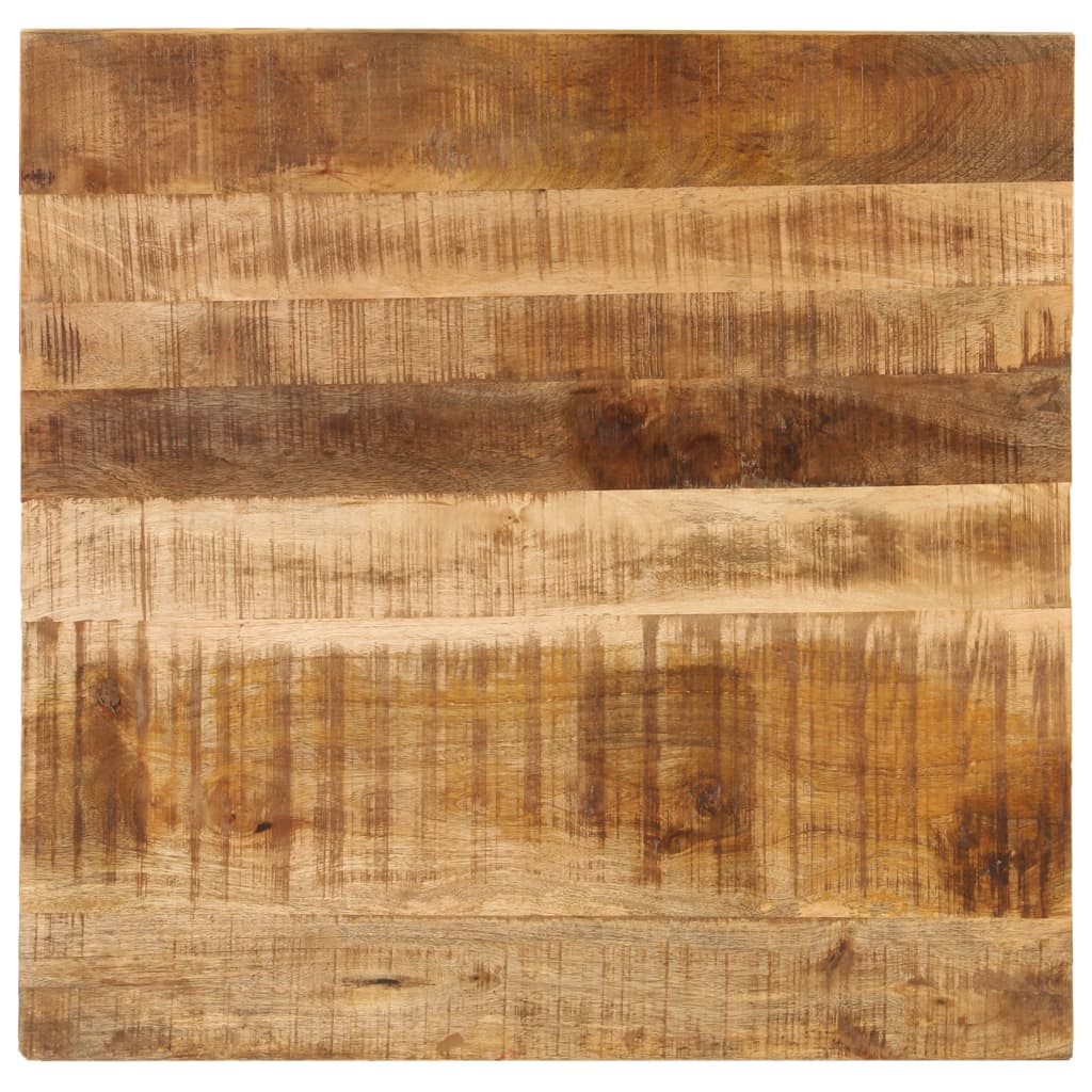 Mesa de centro em madeira de mangueira maciça 80x80x40cm