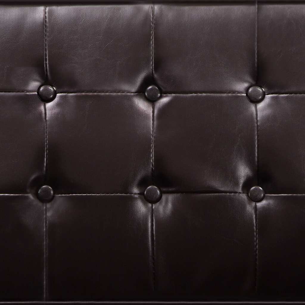 Poltrona branca 75x70x75 cm couro sintético
