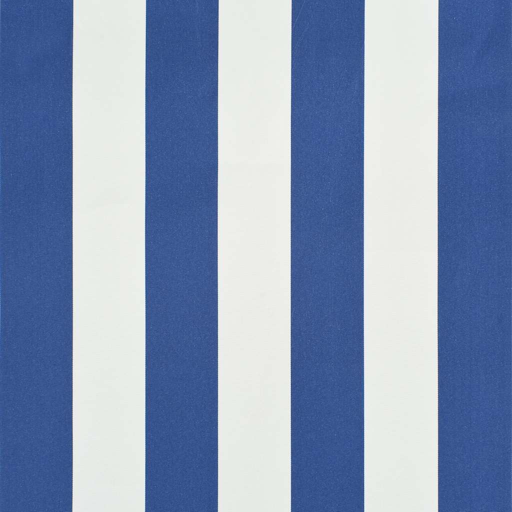 Toldo retrátil 250x150 cm azul e branco