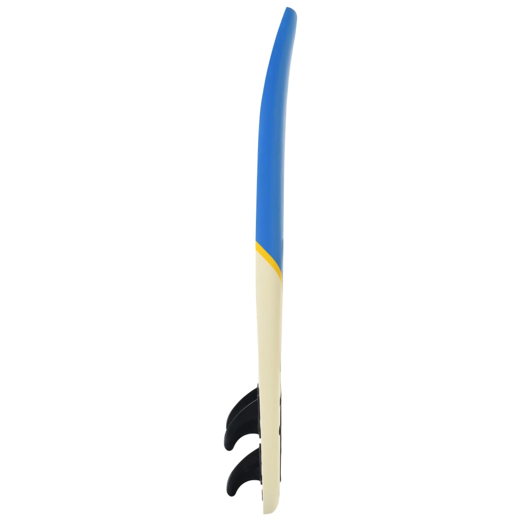 Prancha de surf 170 cm azul e creme