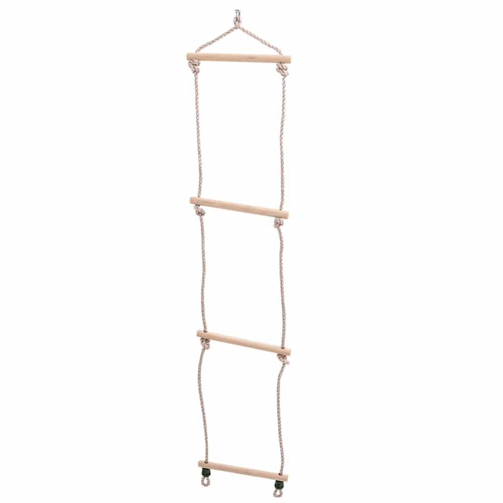 Assento de baloiço c/ escada de corda e pedras escalada PE azul