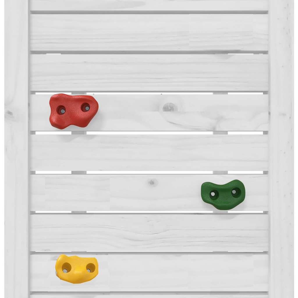 Assento de baloiço c/ escada de corda e pedras escalada PE azul