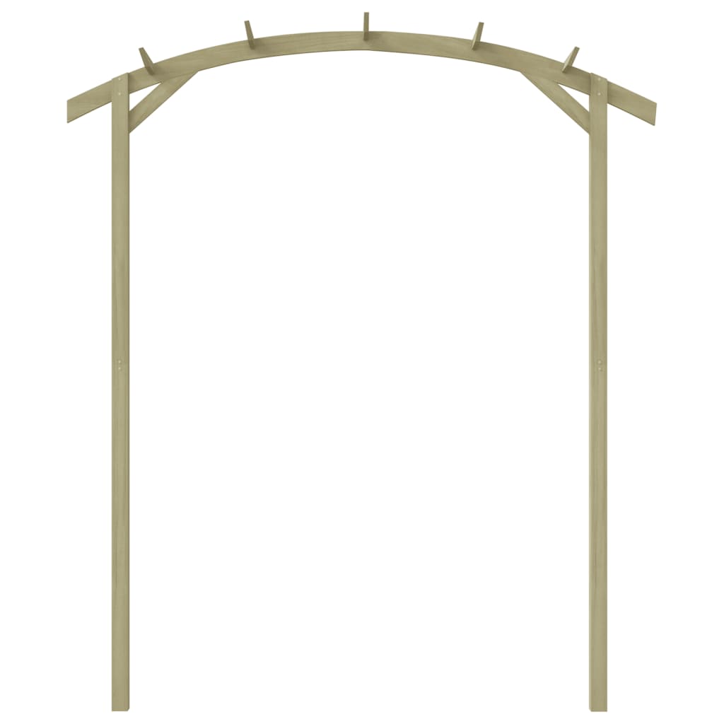 Pérgola de jardim 180x210x40 cm madeira de pinho impregnada
