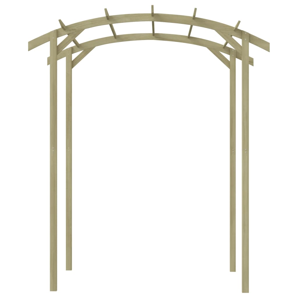 Pérgola de jardim 180x197x210 cm madeira de pinho impregnada