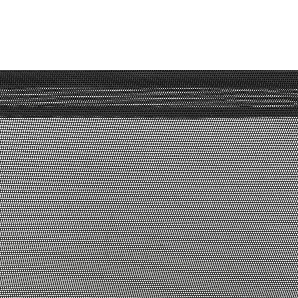 Cama para cães elevada preto S textilene