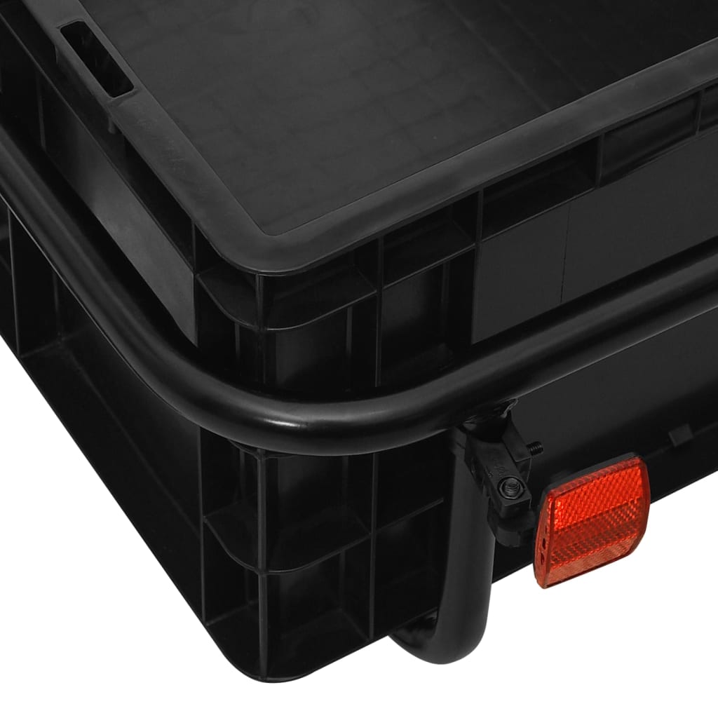 Reboque p/ bicicleta/carroça de mão 155x60x83cm aço azul