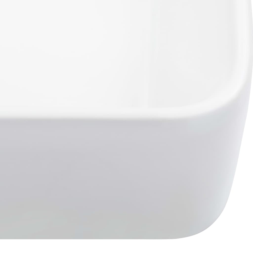 Lavatório 40x30x13 cm cerâmica branco