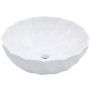 Lavatório 46x17 cm cerâmica branco