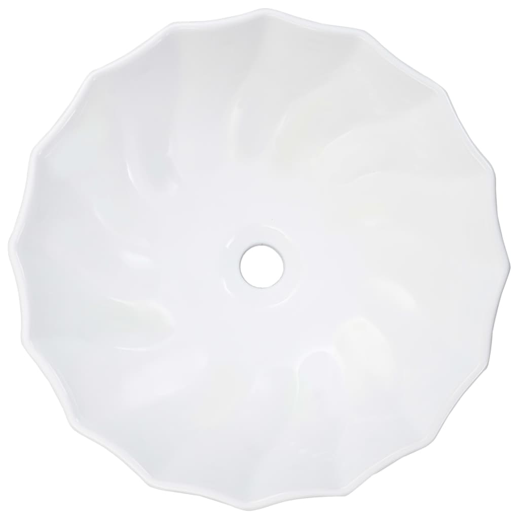 Lavatório 46x17 cm cerâmica branco