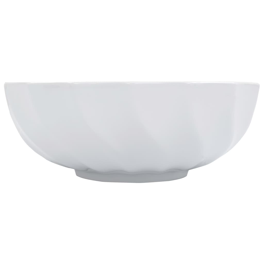 Lavatório 46x17 cm cerâmica branco