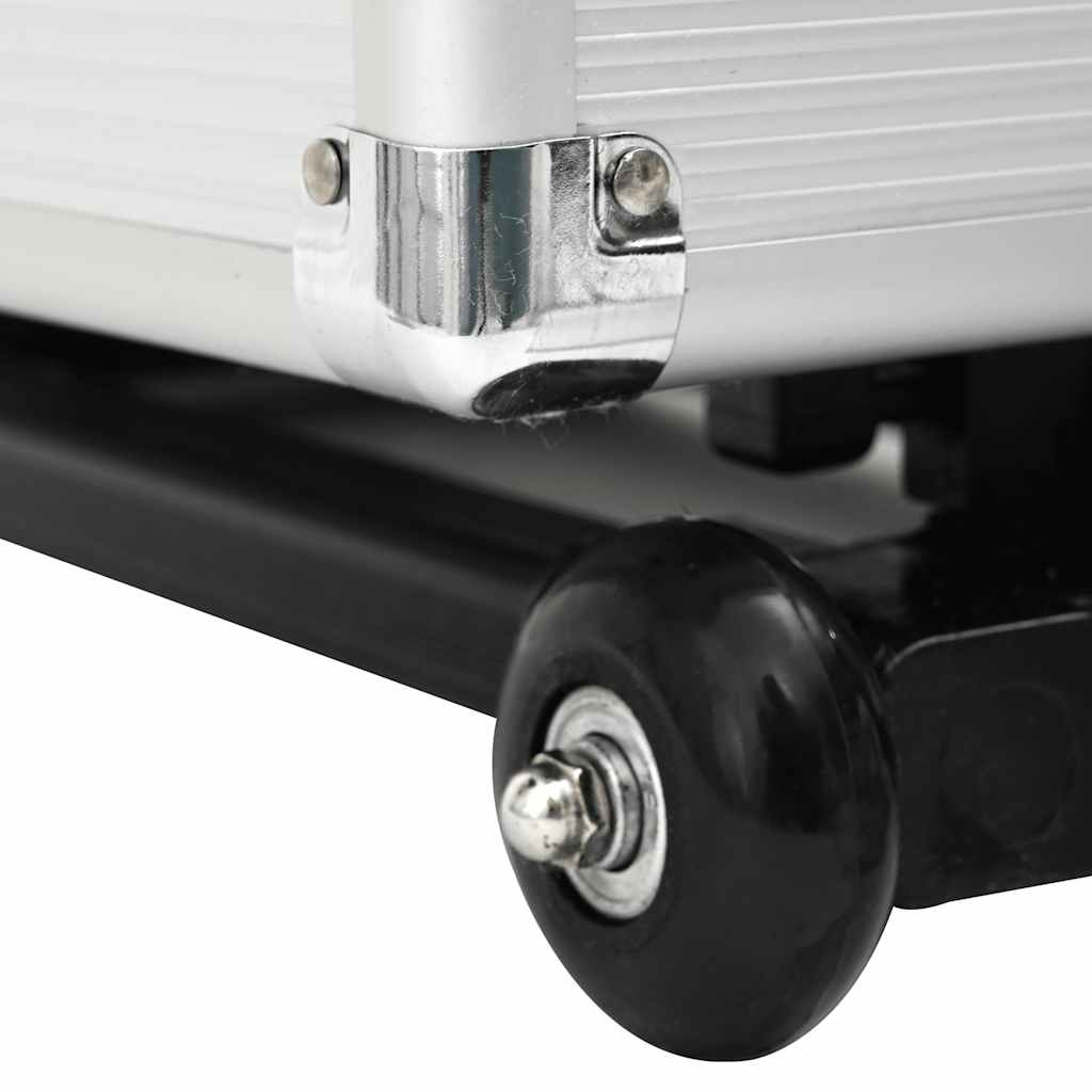 Trólei estilo piloto 47x39x27 cm alumínio prateado