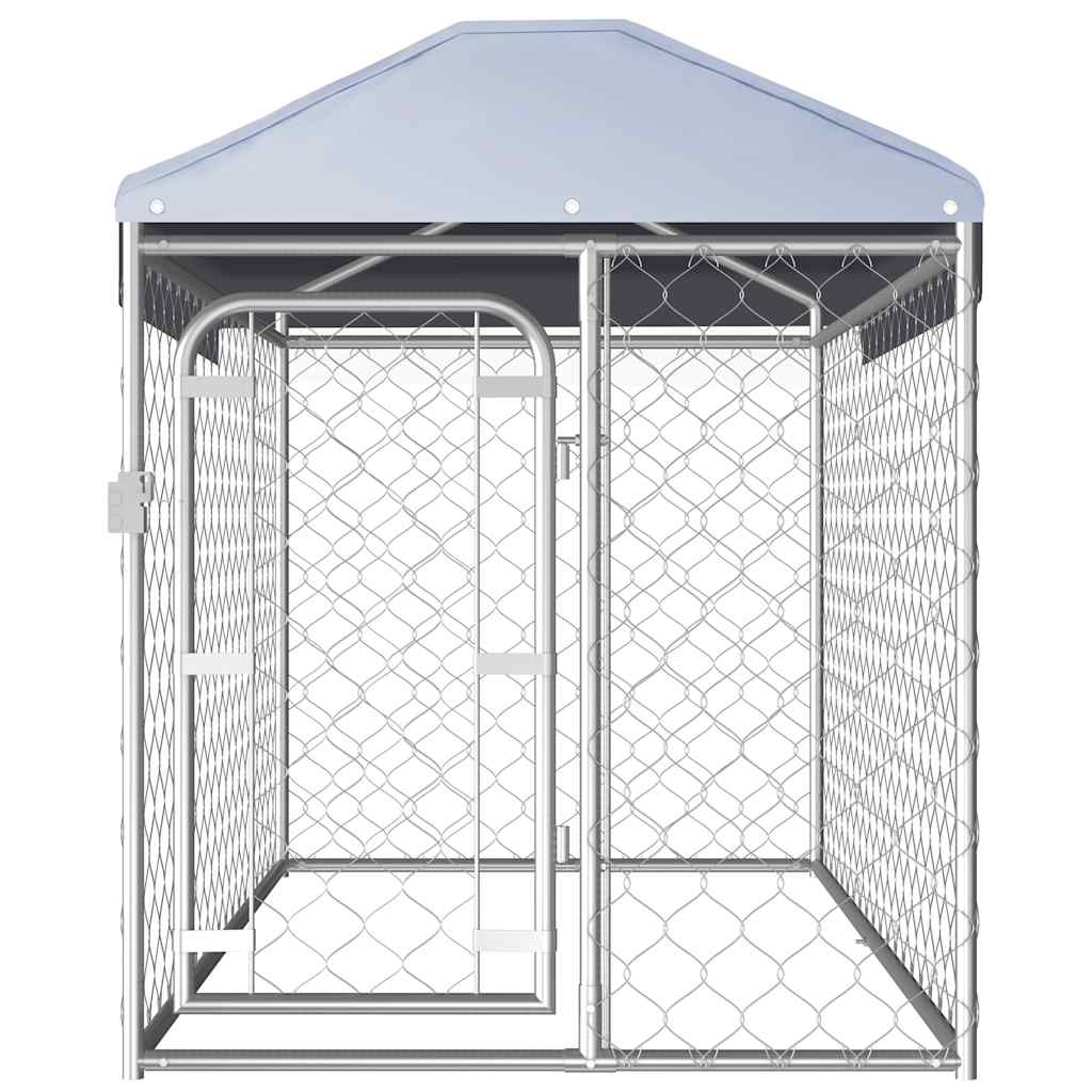 Canil de exterior com telhado 200x100x125 cm