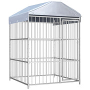 Canil de exterior com telhado 150x150x200 cm