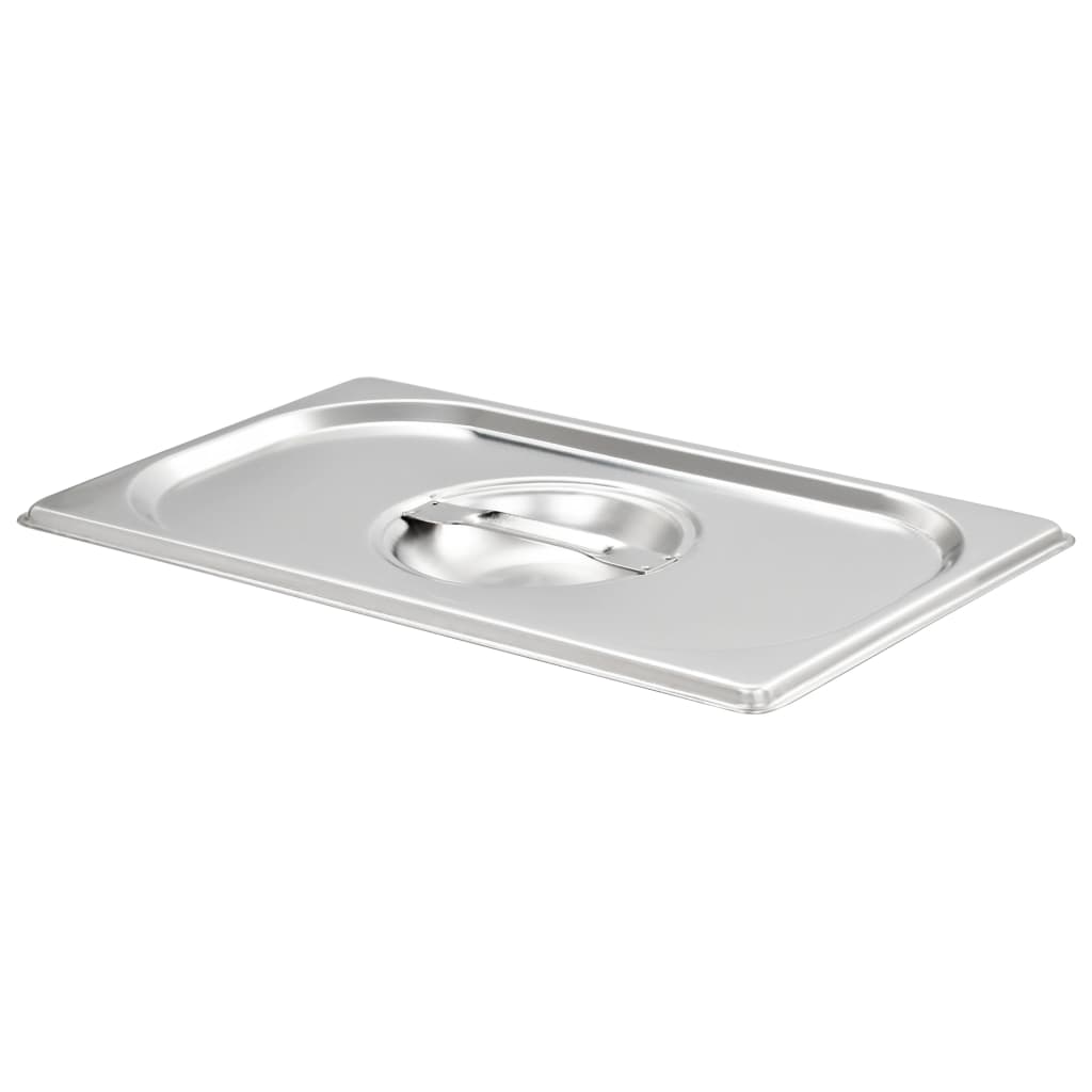 Tampas para recipientes comida GN 1/4 4 pcs aço inoxidável