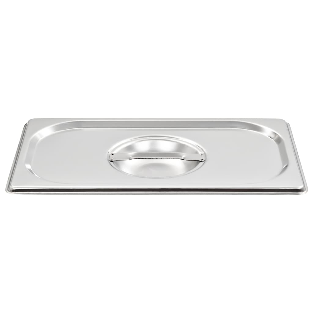 Tampas para recipientes comida GN 1/4 4 pcs aço inoxidável
