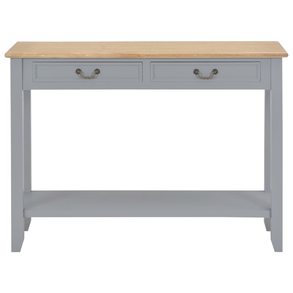 Mesa consola 110x35x80 cm madeira branco