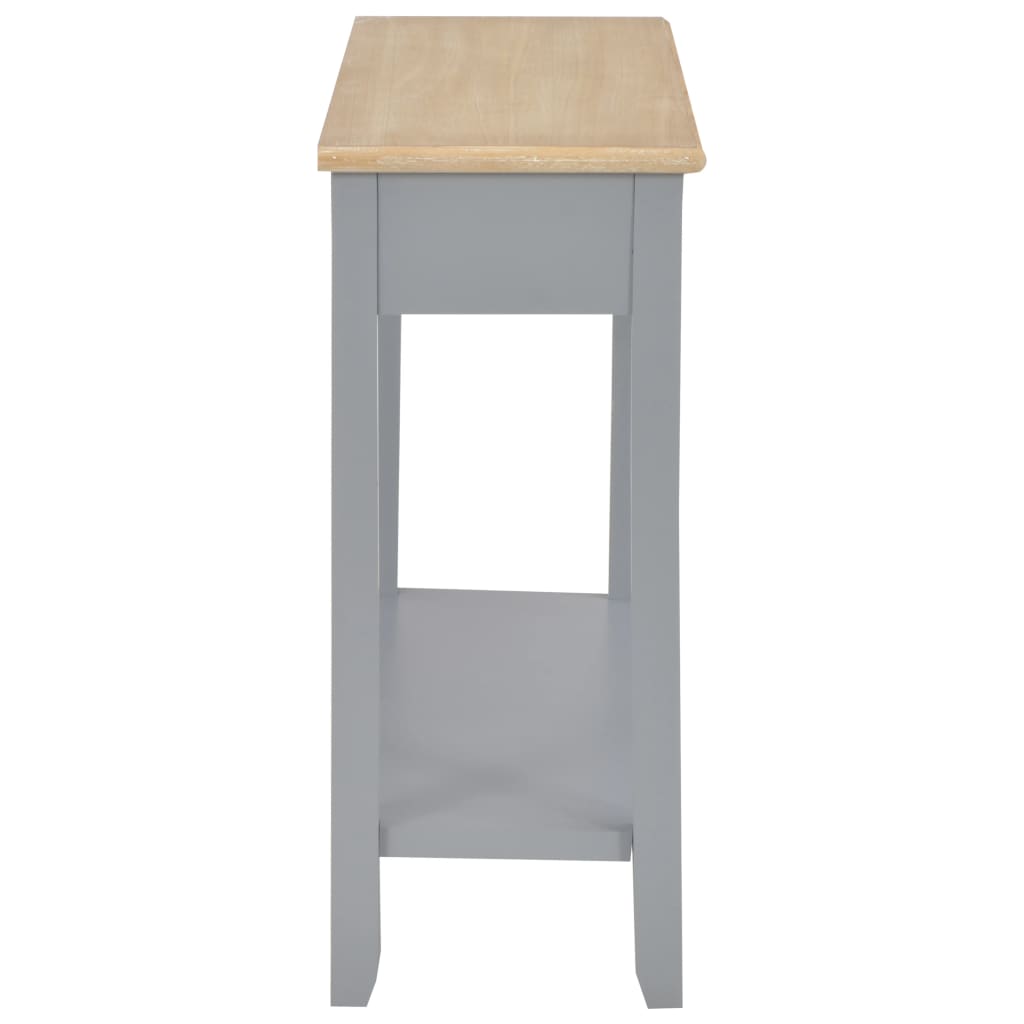 Mesa consola 110x35x80 cm madeira branco