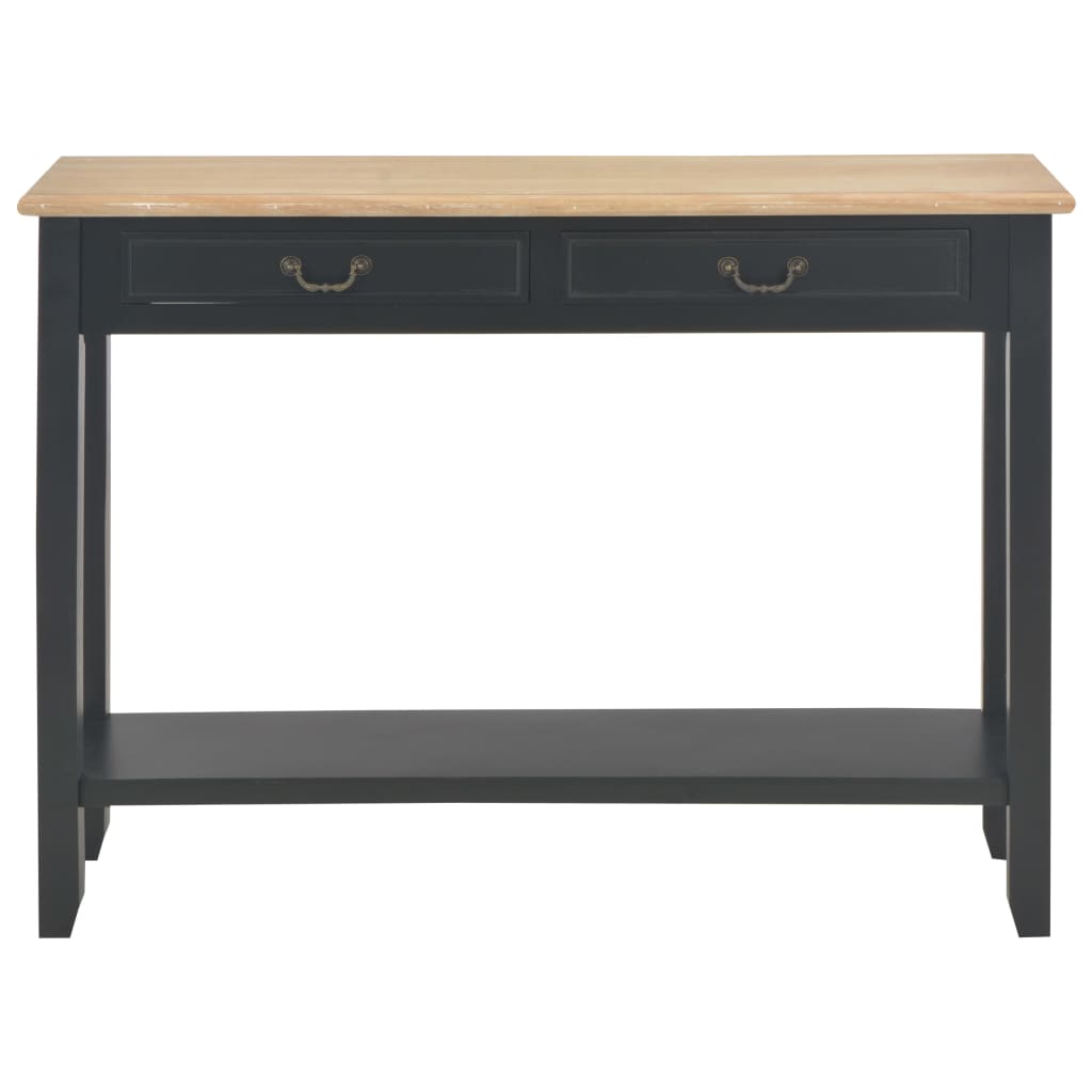 Mesa consola 110x35x80 cm madeira branco