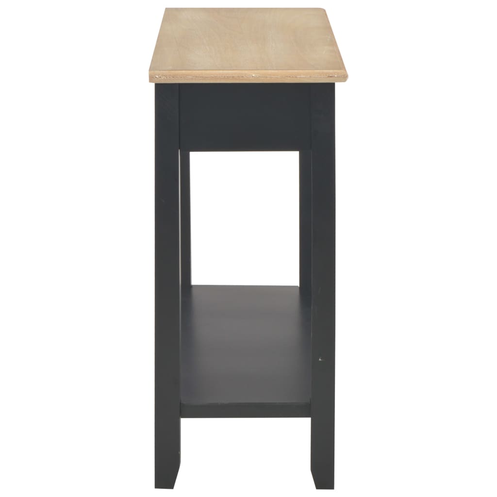 Mesa consola 110x35x80 cm madeira branco