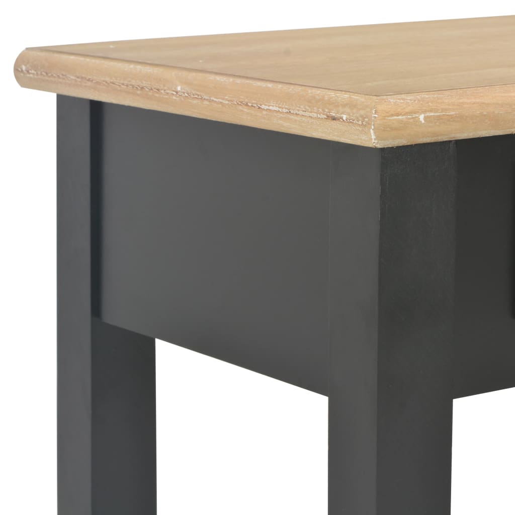 Mesa consola 110x35x80 cm madeira branco