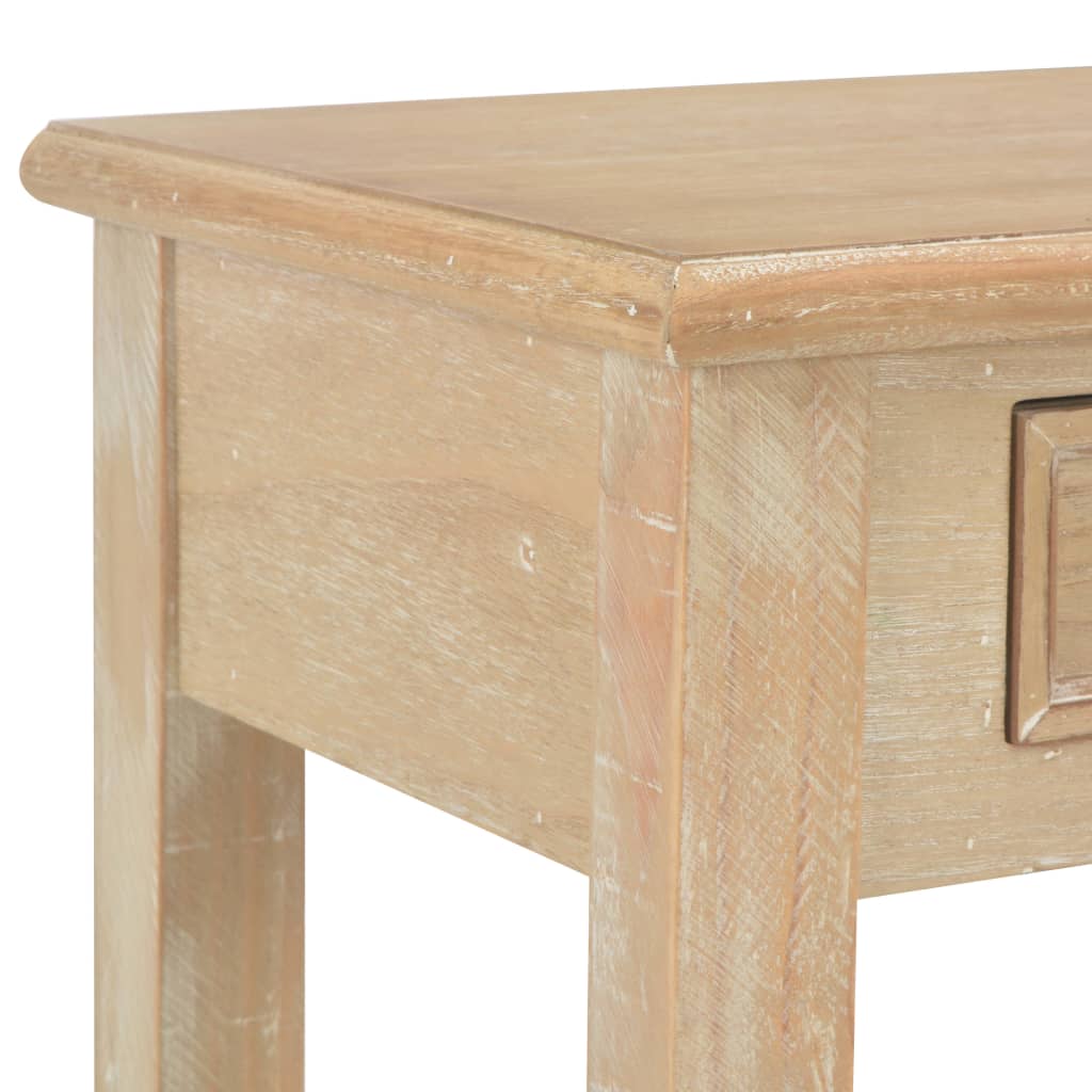 Mesa consola 110x35x80 cm madeira branco