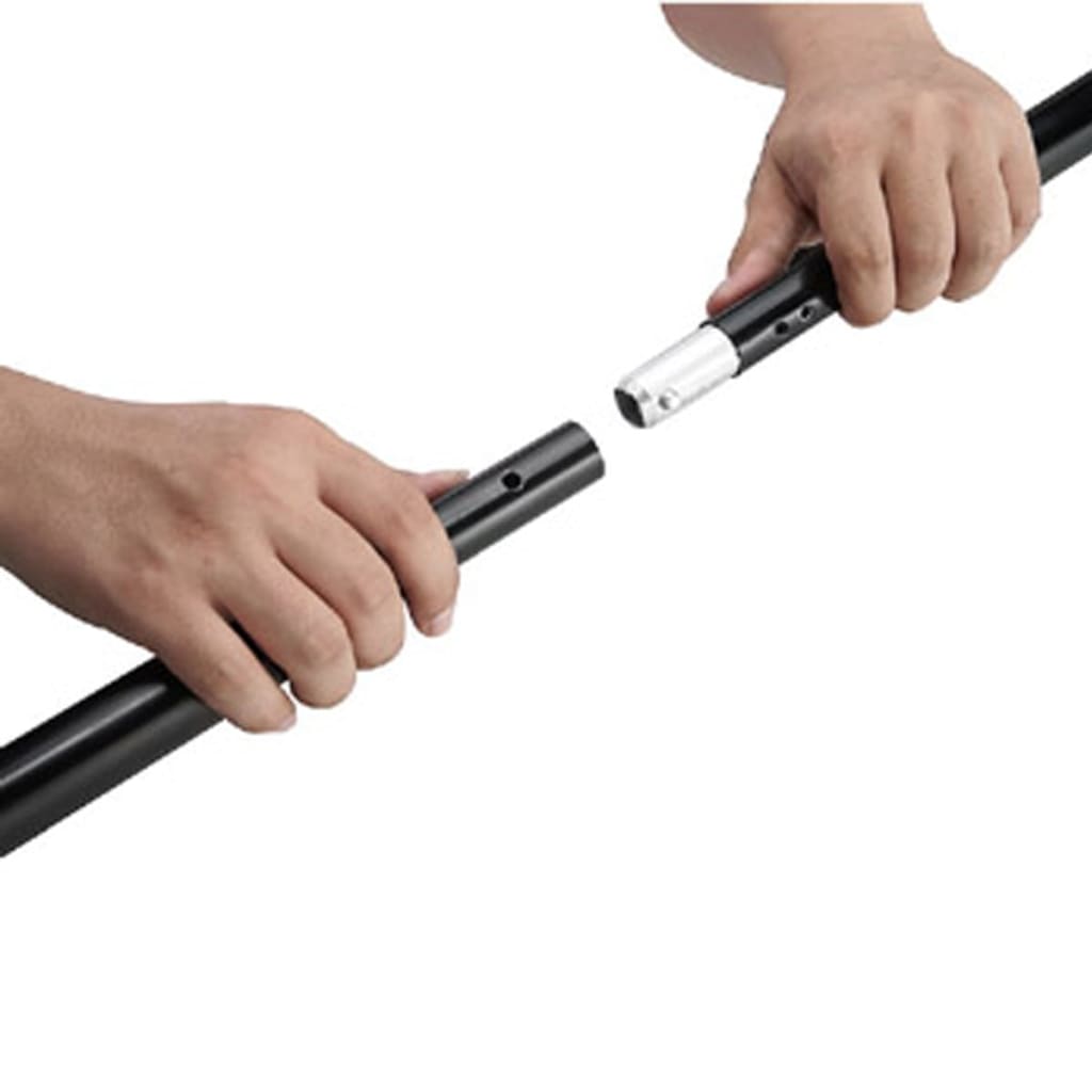 Sistema porta-fundos 600 x 300 cm preto