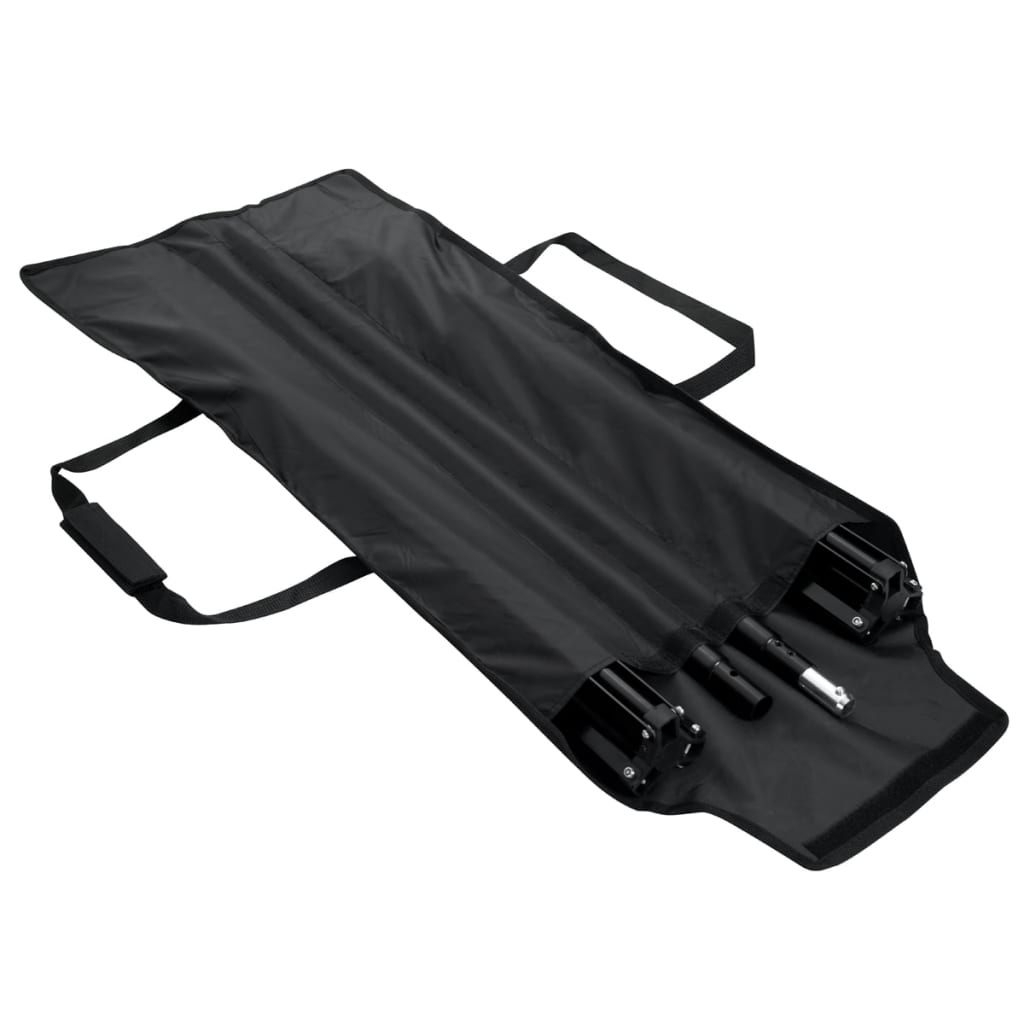 Sistema porta-fundos 600 x 300 cm preto