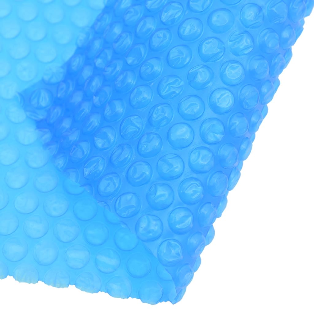 Película para piscina PE solar flutuante redondo 381 cm azul