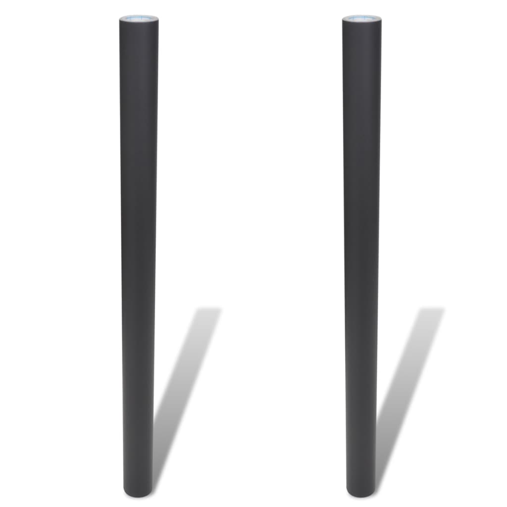 140897 Adesivo de parede tipo quadro negro 0,6 x 3 m 2 rolos c/ gizes