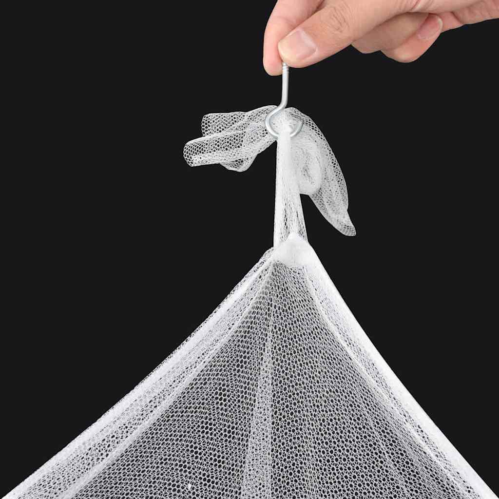 Mosquiteiro quadrado 3 aberturas 2 pcs