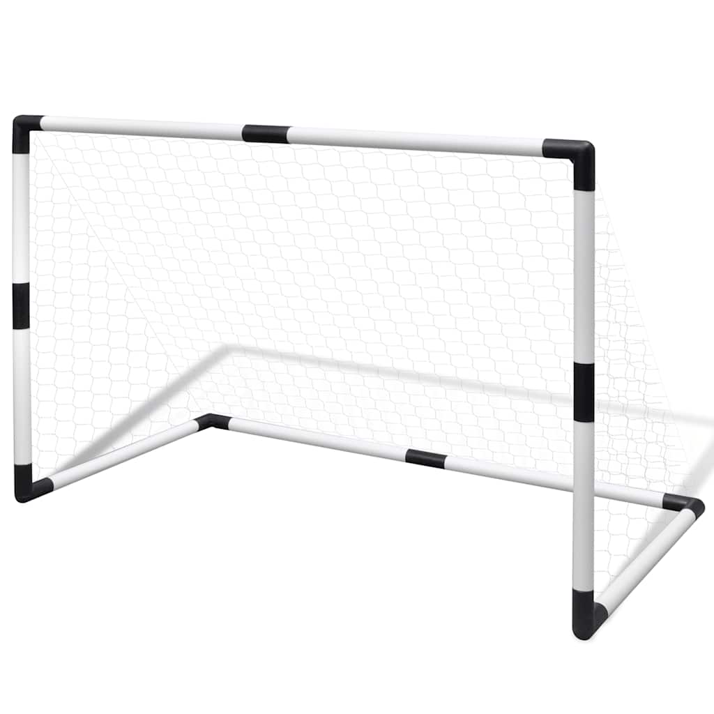 Conjunto de mini balizas de futebol para criança 2 pcs 91,5x48x61 cm
