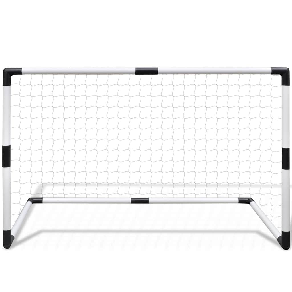 Conjunto de mini balizas de futebol para criança 2 pcs 91,5x48x61 cm