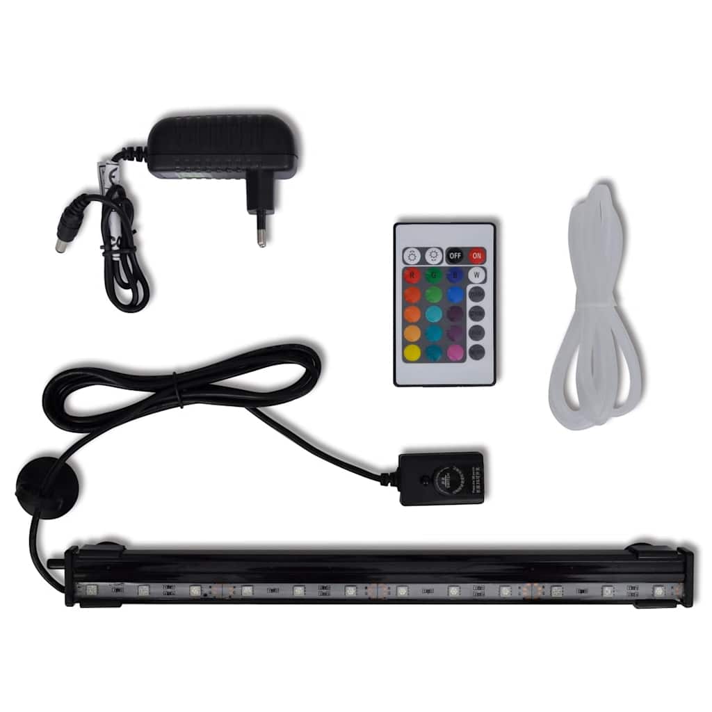 Lâmpada submersível bolhas para aquário RGB 32 cm