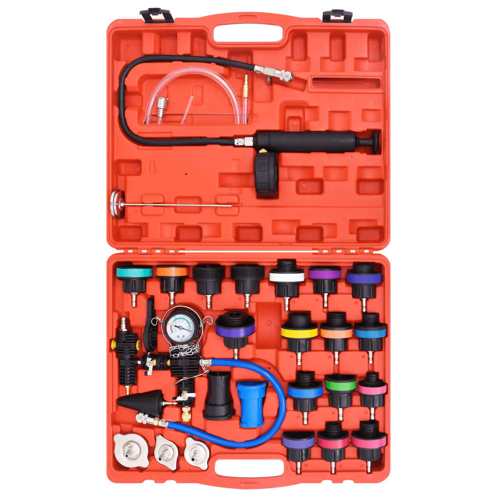 Kit teste pressão do radiador 28 pcs
