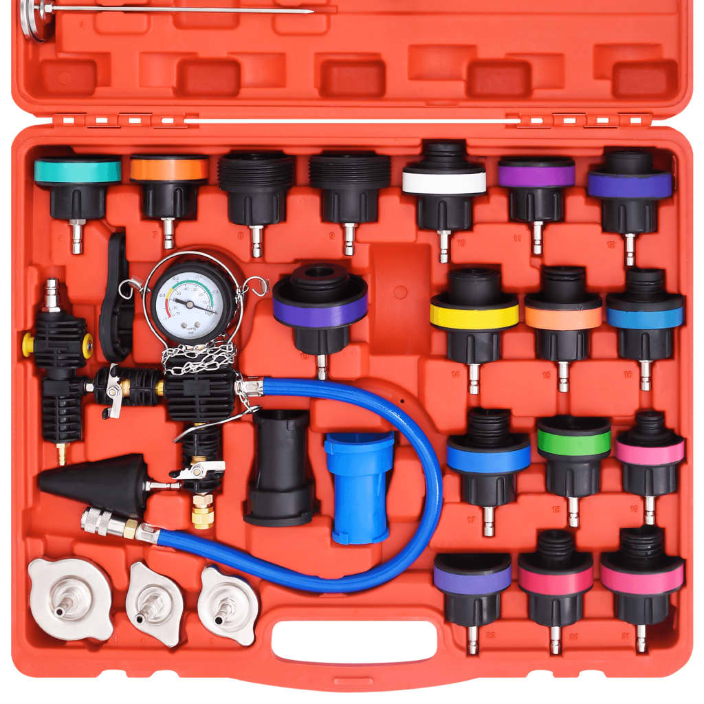 Kit teste pressão do radiador 28 pcs