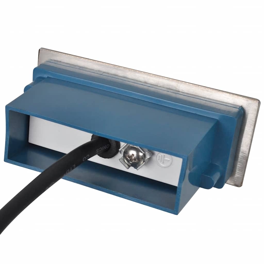 2 Luzes LED embutidas para escadas 44 x 111 x 56 mm