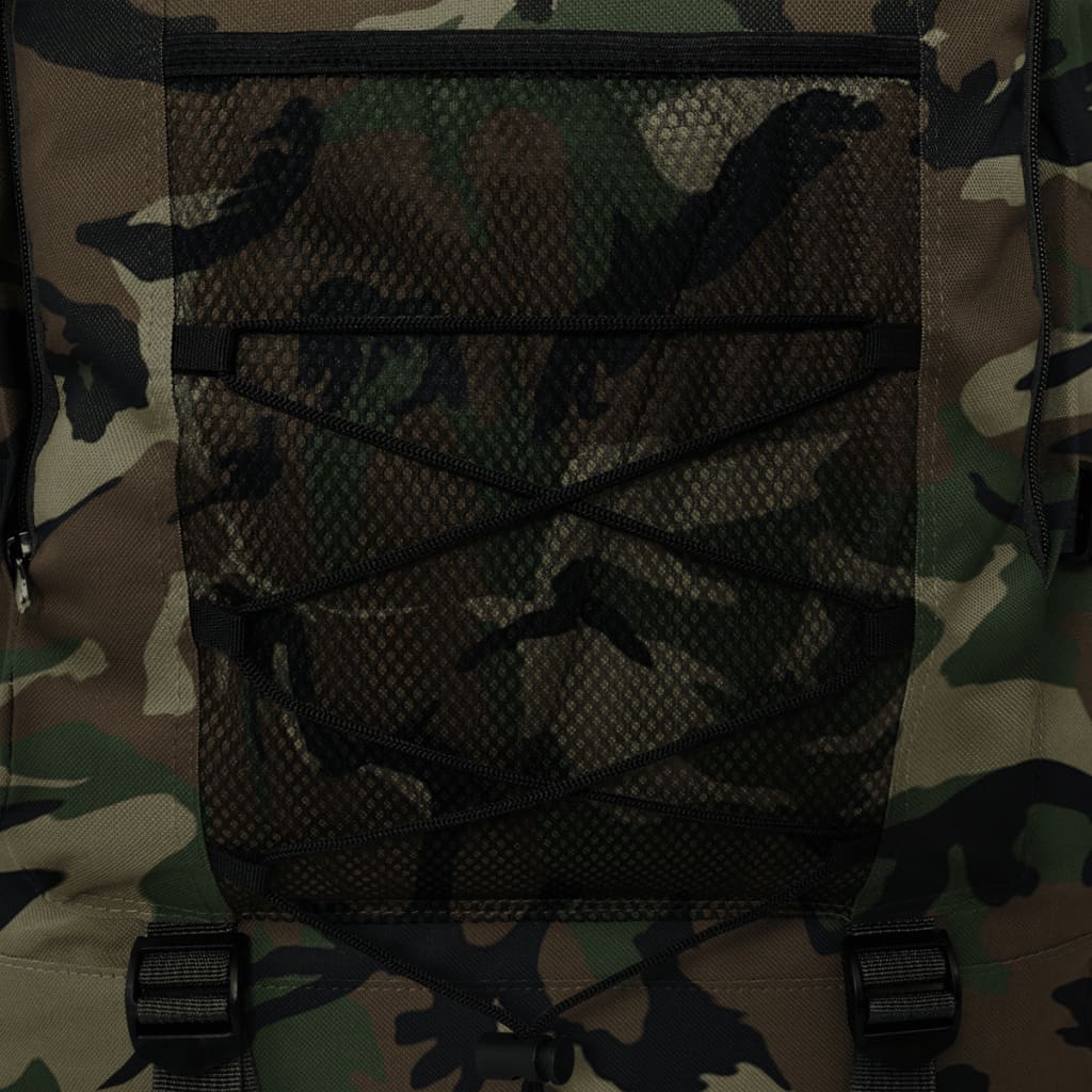 Mochila estilo camuflagem do exército XXL 100 L