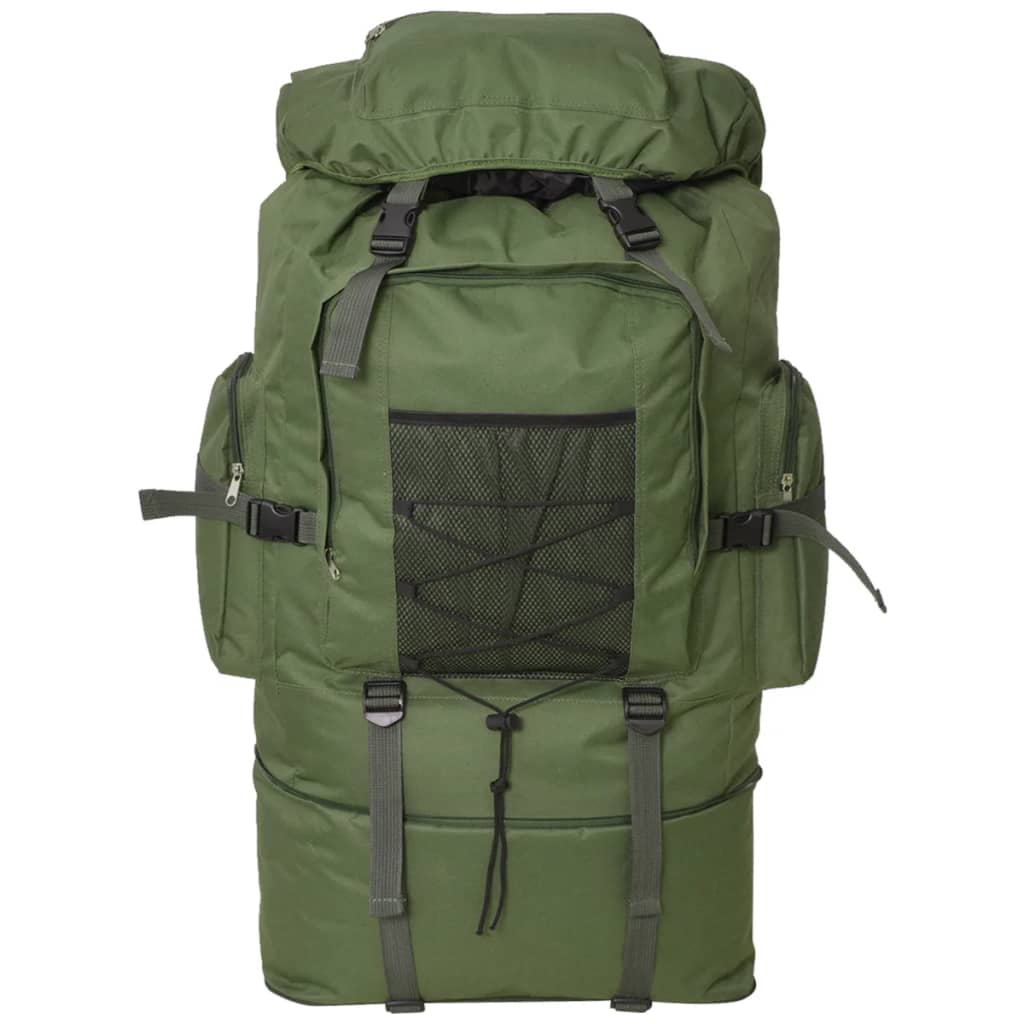 Mochila estilo exército XXL 100 L verde
