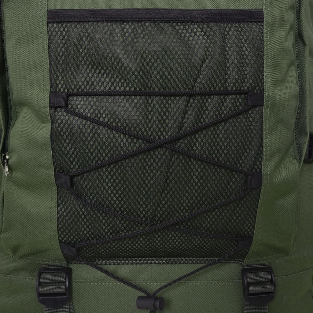 Mochila estilo exército XXL 100 L verde