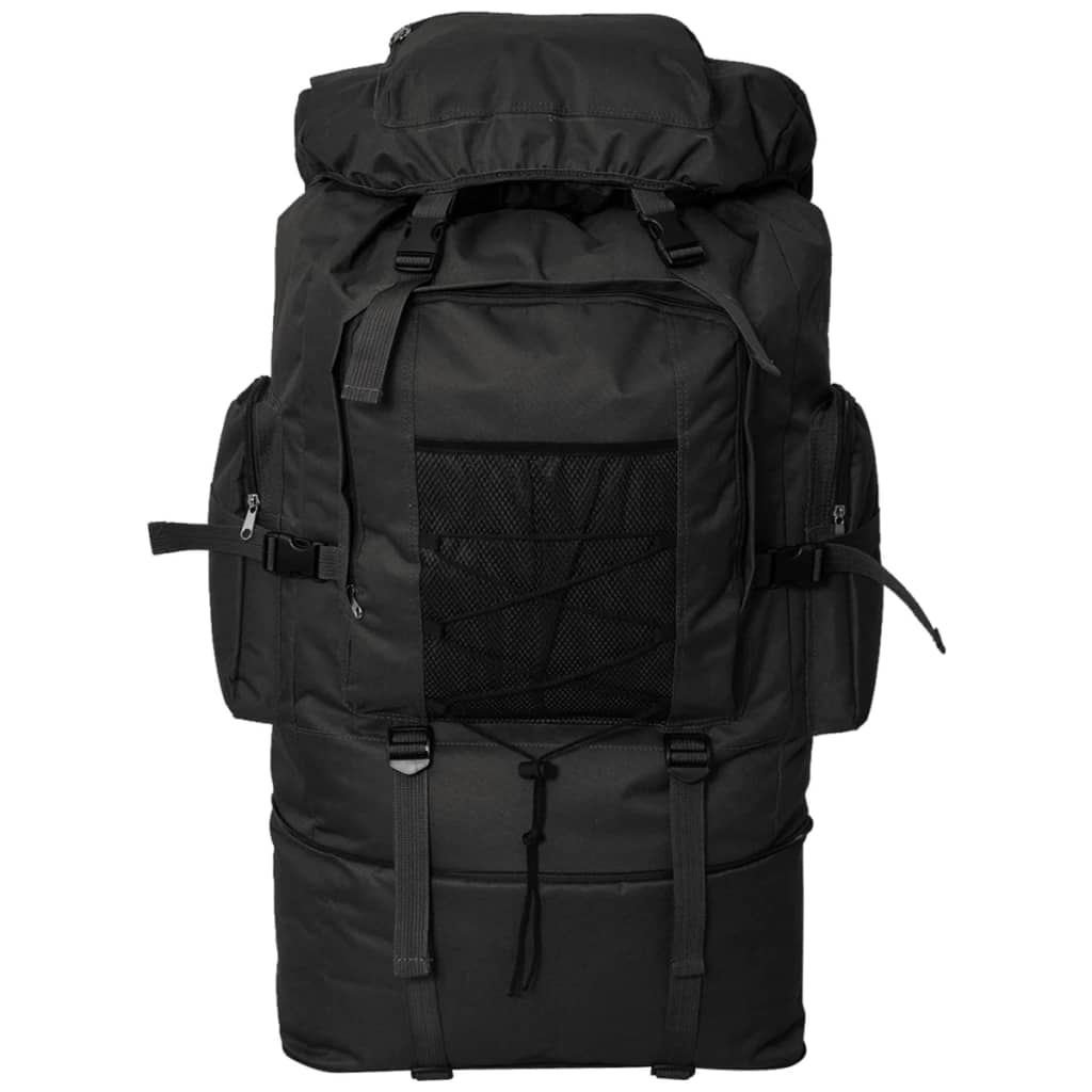 Mochila estilo exército XXL 100 L preto
