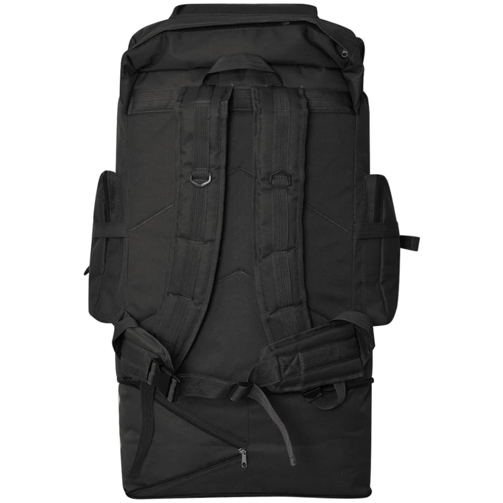 Mochila estilo exército XXL 100 L preto